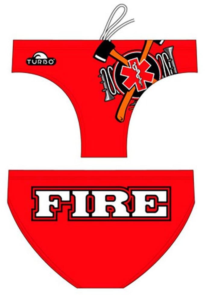 Turbo Fire Zwemslip Rood M Man
