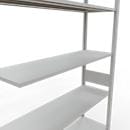 SCHULTE Lagertechnik - Insteekbevestiging met lengtebout - 3000x1300x400 mm, type 150 kg