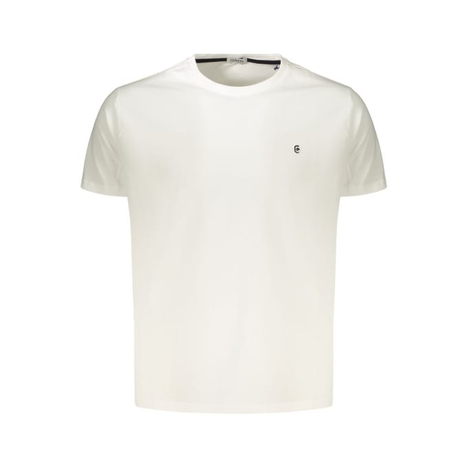 Coveri Moving Bianco Katoenen Mannen T-Shirt