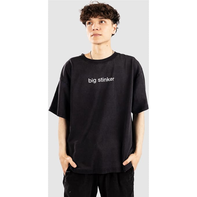 A.LAB Brainrot Big Stinker Boxy T-Shirt zwart