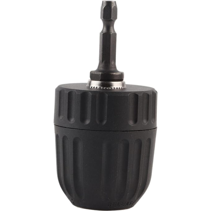 3824UNF 0.810MM Sleutelloze Boorkopklem met 1/4   Zeskantschacht Stangadapter W wit