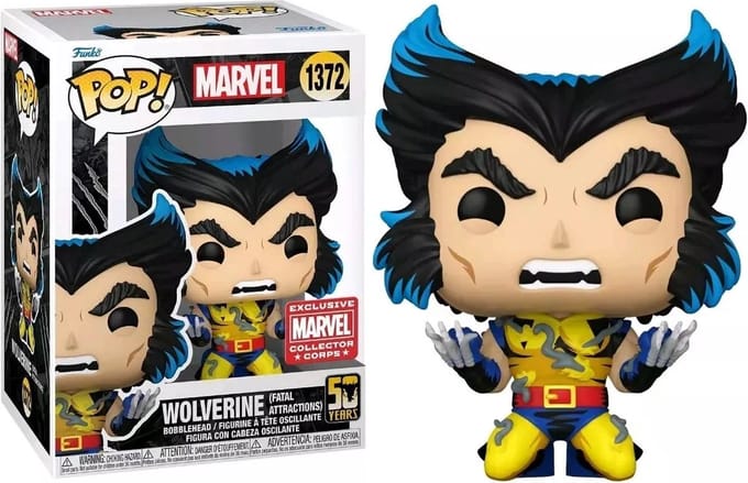 Funko Pop! Marvel: Wolverine (Fatal Attractions) #1372 Collector Corps Exclusive