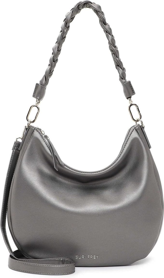 SURI FREY Schoudertas Tiffany Shoulder Bag Darksilver Grijs