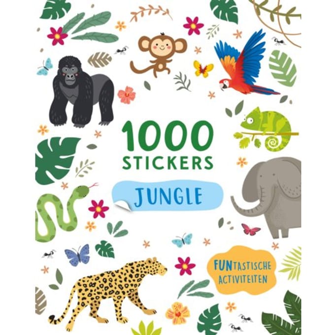Jungle - 1000 Stickers - Claire Sipi
