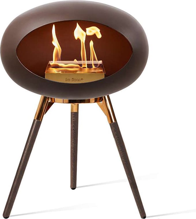 Le Feu Ground Wood - Mocca/Rose Gold/Smoked Oak - 45cm