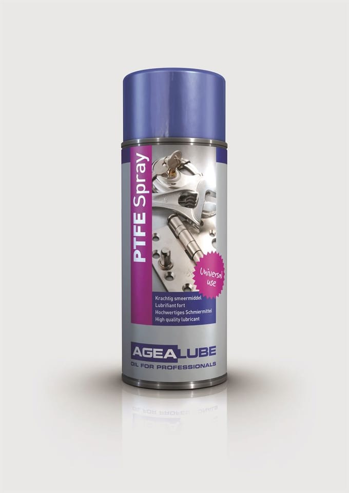 AgeaLube PTFE Spray Universeel Smeermiddel & Roestoplosser 400 ml