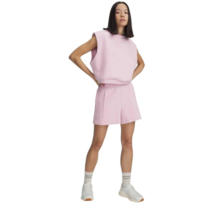 Under Armour Dames/Dames Fleece Shorts (Roze)