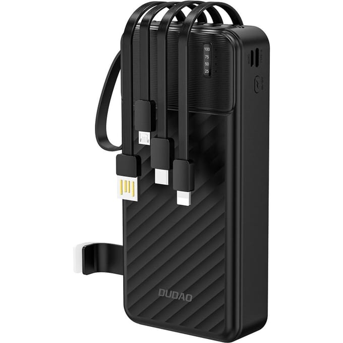 Dudao K11 Pro Powerbank with Built-in Cables - 20000 mAh