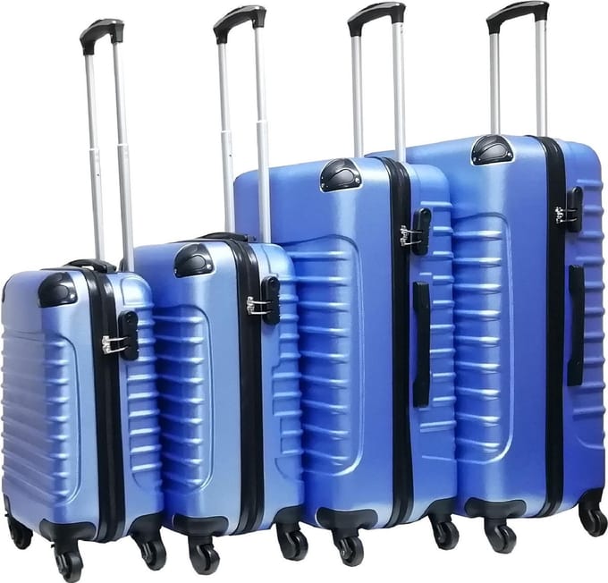 Castillo Quadrant 4 delige ABS Kofferset - Lavendel