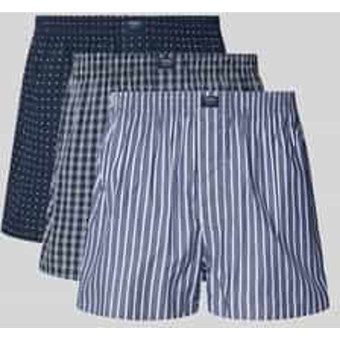 Boxershort met elastische band in een set van 3 stuks