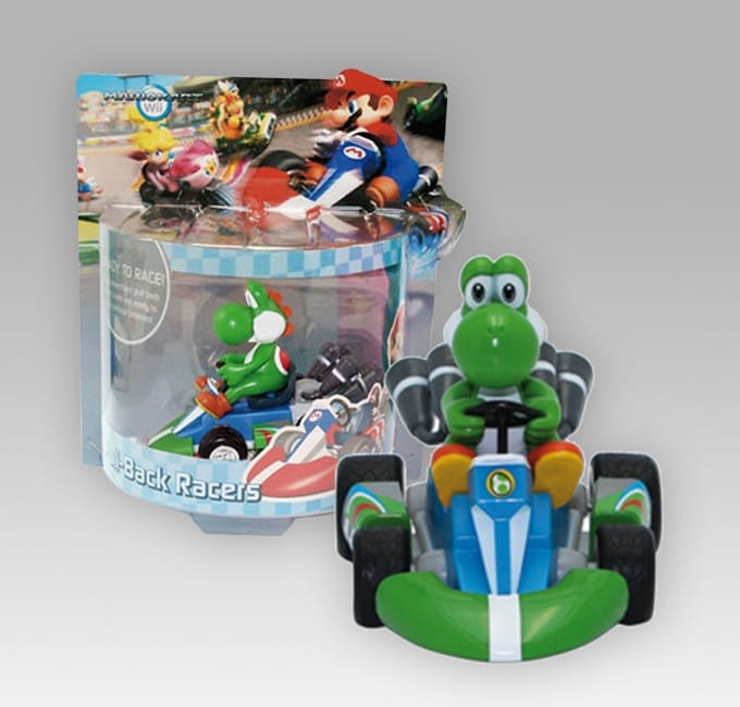 Mario Kart pull back racers