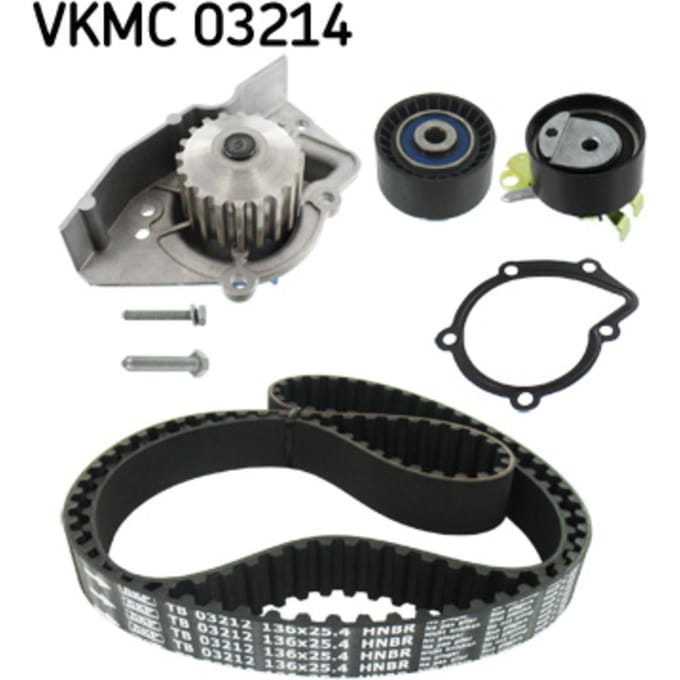 Waterpomp+distributieriem set SKF VKMC 03214