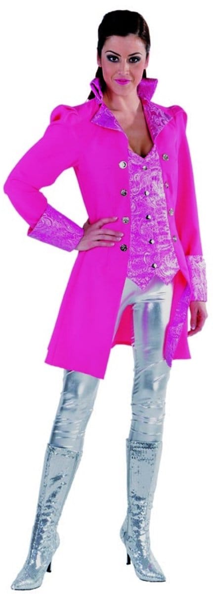 Markiezin jas dames pink - Maat 34