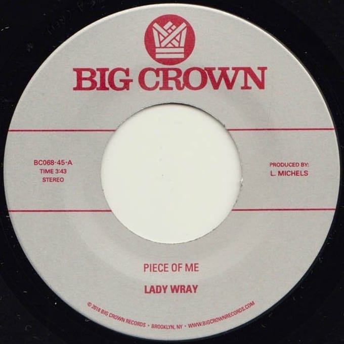 Lady Wray - Pice Of Me (7" Single)