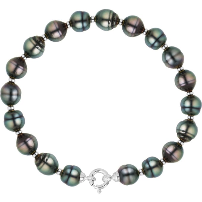 Armband Echt Gecultiveerde Tahiti Parel Cirkelvormig 9-10 mm