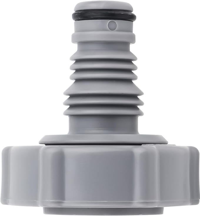 Afvoerklep Zwembad Afvoeradapter Connector Grijs Kunststof