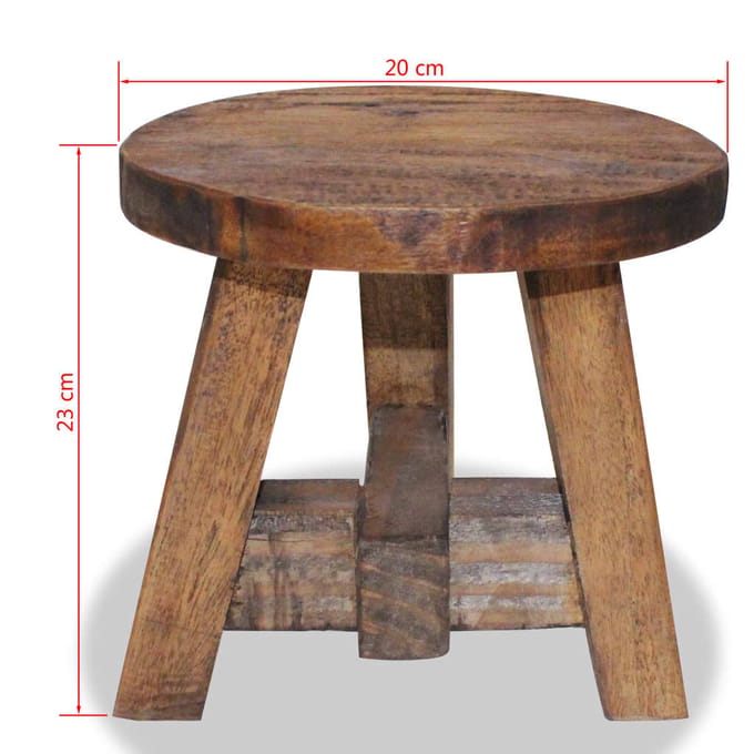 vidaXL Kruk massief mahoniehout