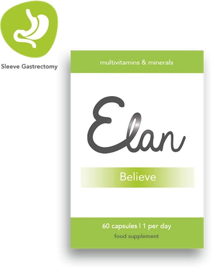 Sleeve Gastrectomie - WLS Multivitaminen - Elan Believe capsules - 60 capsules