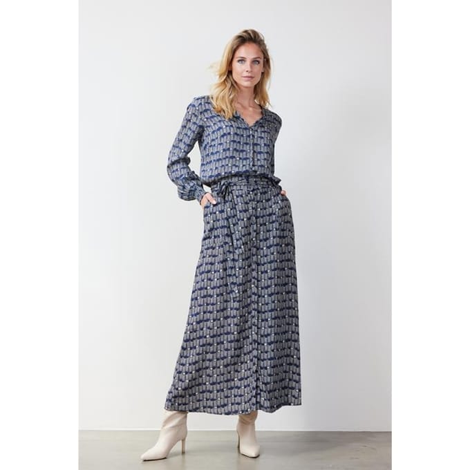 Skirt Nula Dark blue Glow print