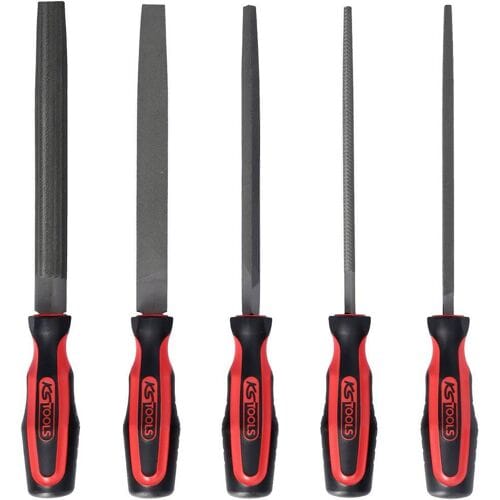 KS Tools 140.3000 Werkplaatsvijverset, 5-delig Slaglengte 200 mm Lengte 200 mm 1 stuk(s)