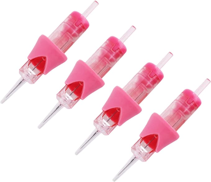 Pink Viper Clear Long Tip, Finger Ledge VG0.20/1RLLT – Precision PMU Cartridge