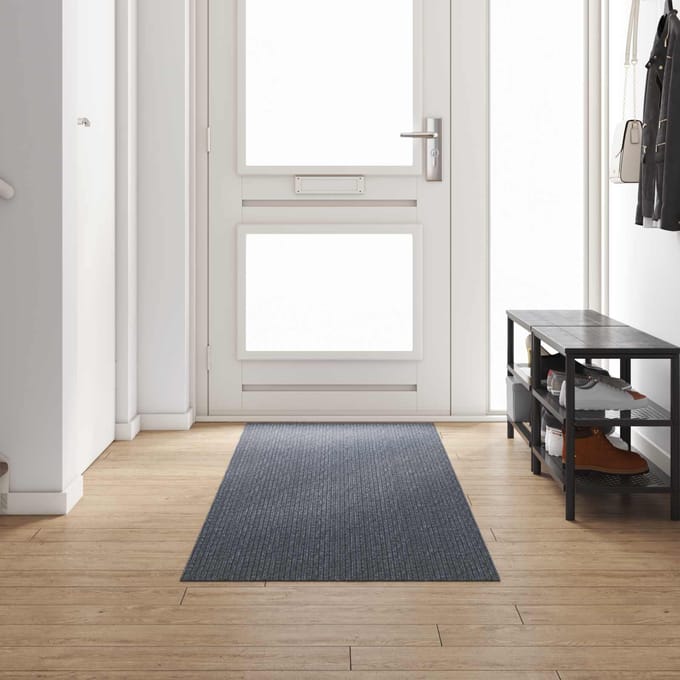 vidaXL - Tapijt - Loper - Grijs - 80 - x - 300 - cm - Stof