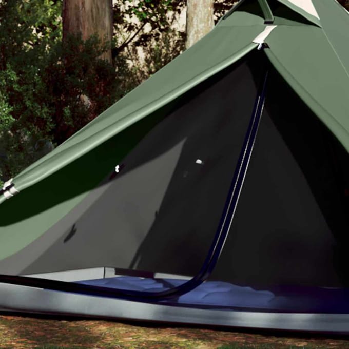 vidaXL - Hangende - tipi - tent - 1-persoons - waterdicht - groen