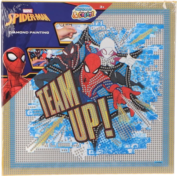Twisk Spiderman diamond painting XL schilderij voor kinderen.