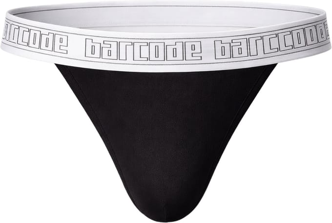 Barcode Berlin Thong ASHLEY Black - MAAT M - Heren Ondergoed - String voor Man - Mannen Thong