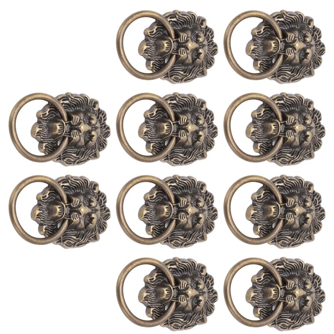 10 stuks meubelgrepen vintage speciale dierenkopvormige knoppen voor laden, sieradendozen