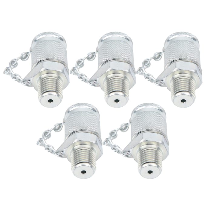 5 stuks Hydraulische Testadapter Draad Testkoppeling Connectoren Drukmeting PTPPTNPT14