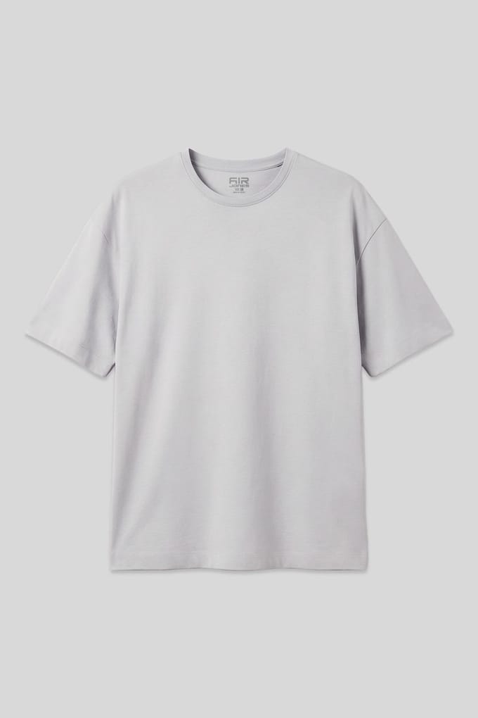 Oversized Katoenmix Crew Neck T-Shirt