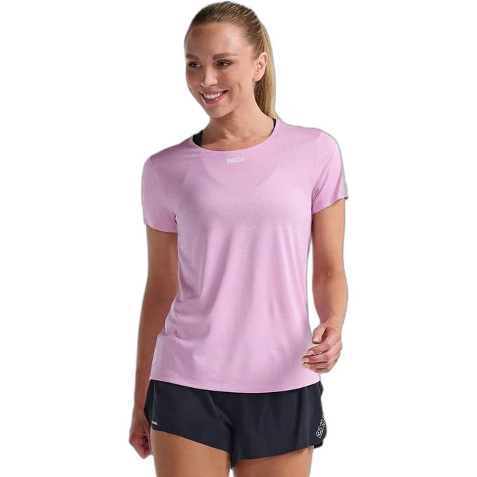 2xu Light Speed Tech T-shirt Met Korte Mouwen Paars S Vrouw
