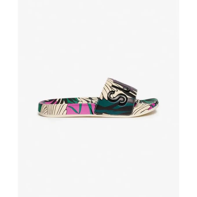 Superdry - All Over Printed Badslippers - Dames - Slippers