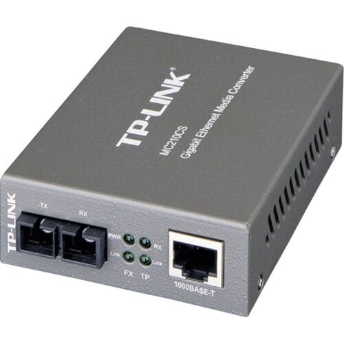TP-Link MC210CS Gigabit Single-Mode Media Converter: MC210CS Gigabit Single-Mode Media Converter