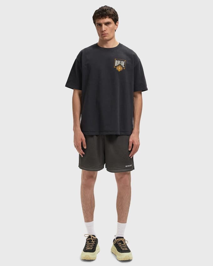 WASHED MESH SHORTS