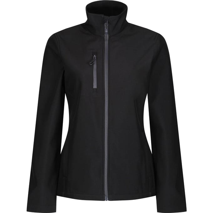 Regatta Dames/Dames Eerlijk Gemaakt Gerecycleerd Full Zip Fleece (Zwart)