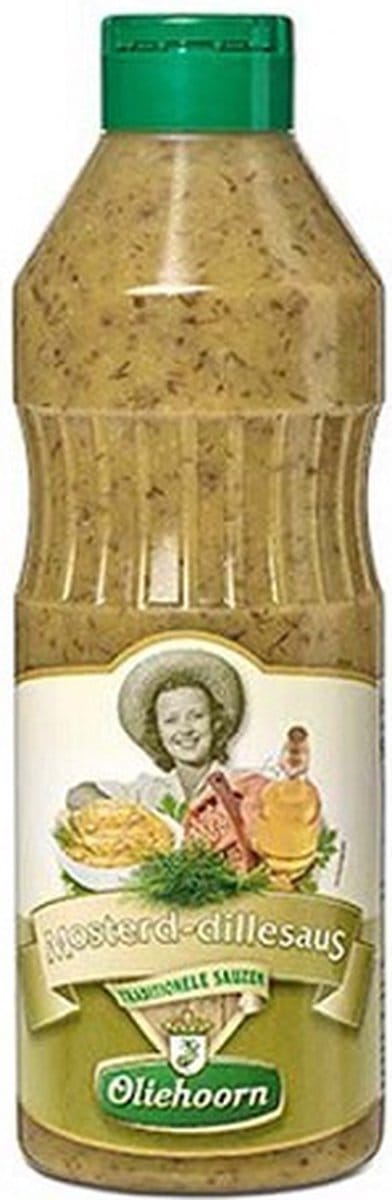 Oliehoorn - Mosterd Dillesaus - Fles 900 ml