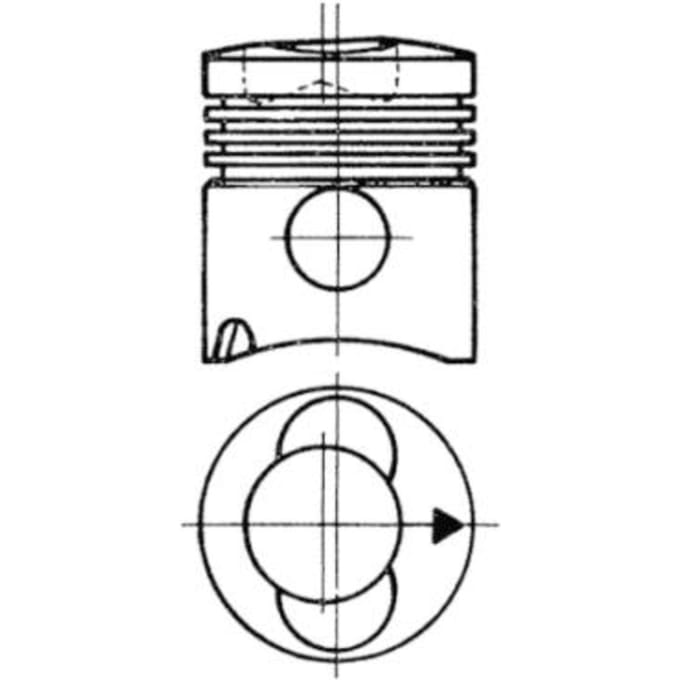 Zuiger KOLBENSCHMIDT 93315600
