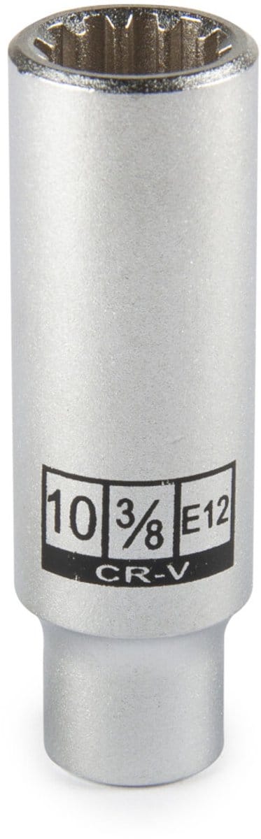 1/4'' Twaalfkants vlakke dop