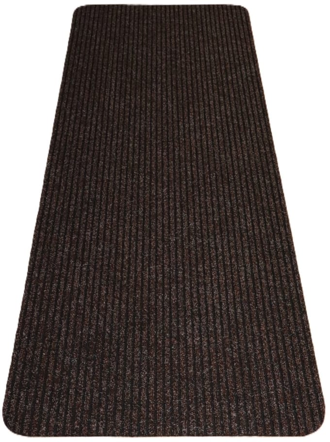 PRIMA - Heavy Duty - Keukenmat - donker bruin - zwart - 70x180cm - antislip