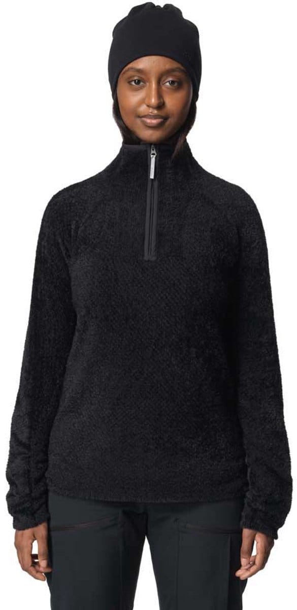 Houdini Lykan Sweatshirt Met Halve Rits Zwart M Vrouw