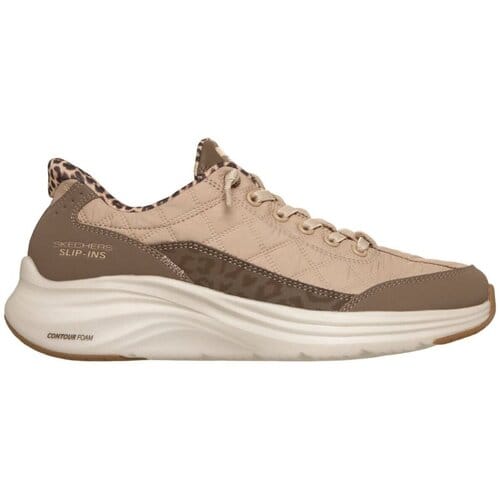 Skechers CONTOUR FOAM-LEOPARD DREAM Dames Instappers - Multi / Bruin