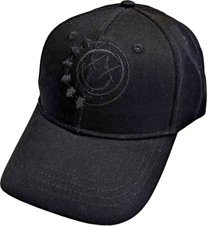 Blink182 - Black Six Arrow Smile Baseball pet - Zwart