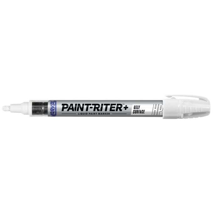Markal Paint-Riter+ Oily Surface HP 96960 Lakmarker Wit 3 mm