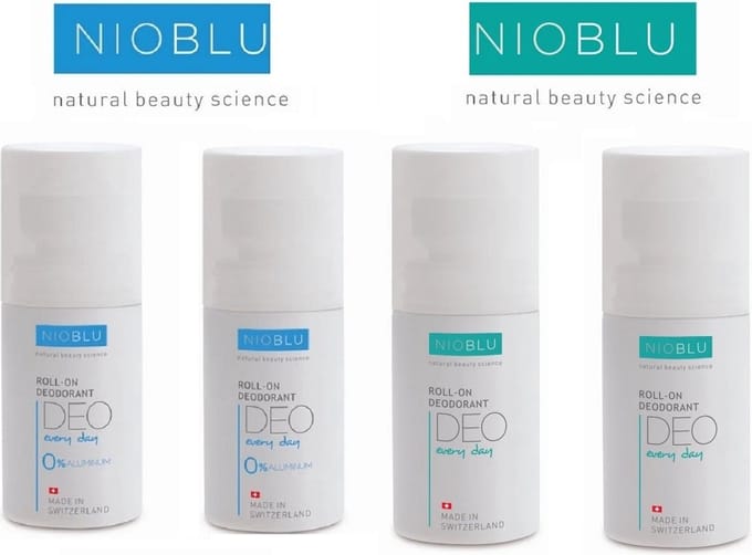 NIOBLU - Every Day - Roll-on - Deodorant - Combinatie 4 pack