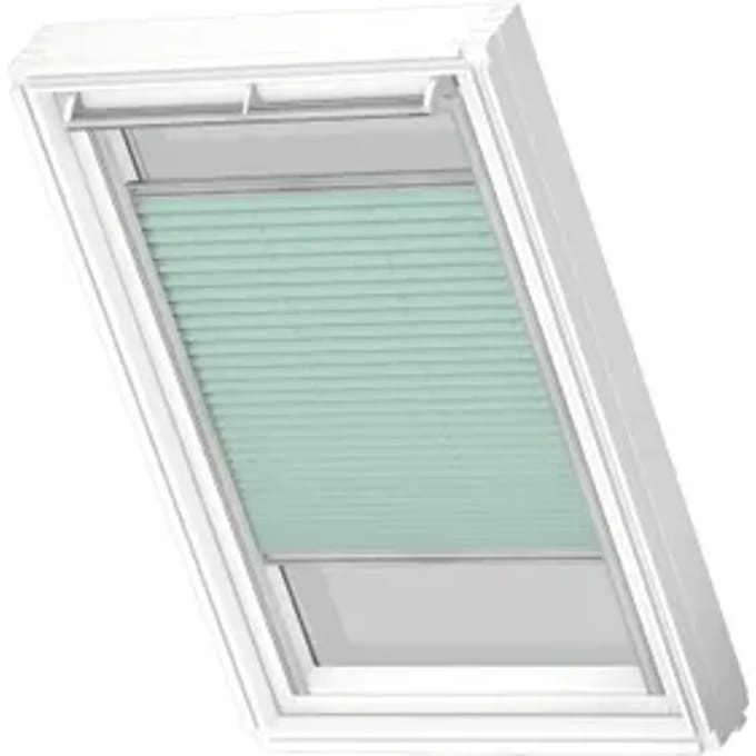 Velux Manueel Lichtdoorlatend Plisségordijn Fhl Mk10 1281s Muntgroen