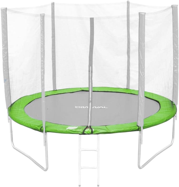 Trampoline Randafdekking - Trampoline Bescherming - Veilig Springen - Eenvoudig te Plaatsen - 305 cm - Groen