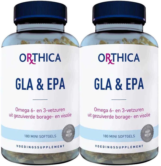 Orthica GLA & EPA - 2 x 180 softgels - Voordeelverpakking