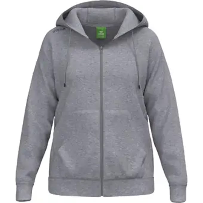 Erima Ts Sweatjack Met Capuchon Dames - Grey Melange | Maat: 34